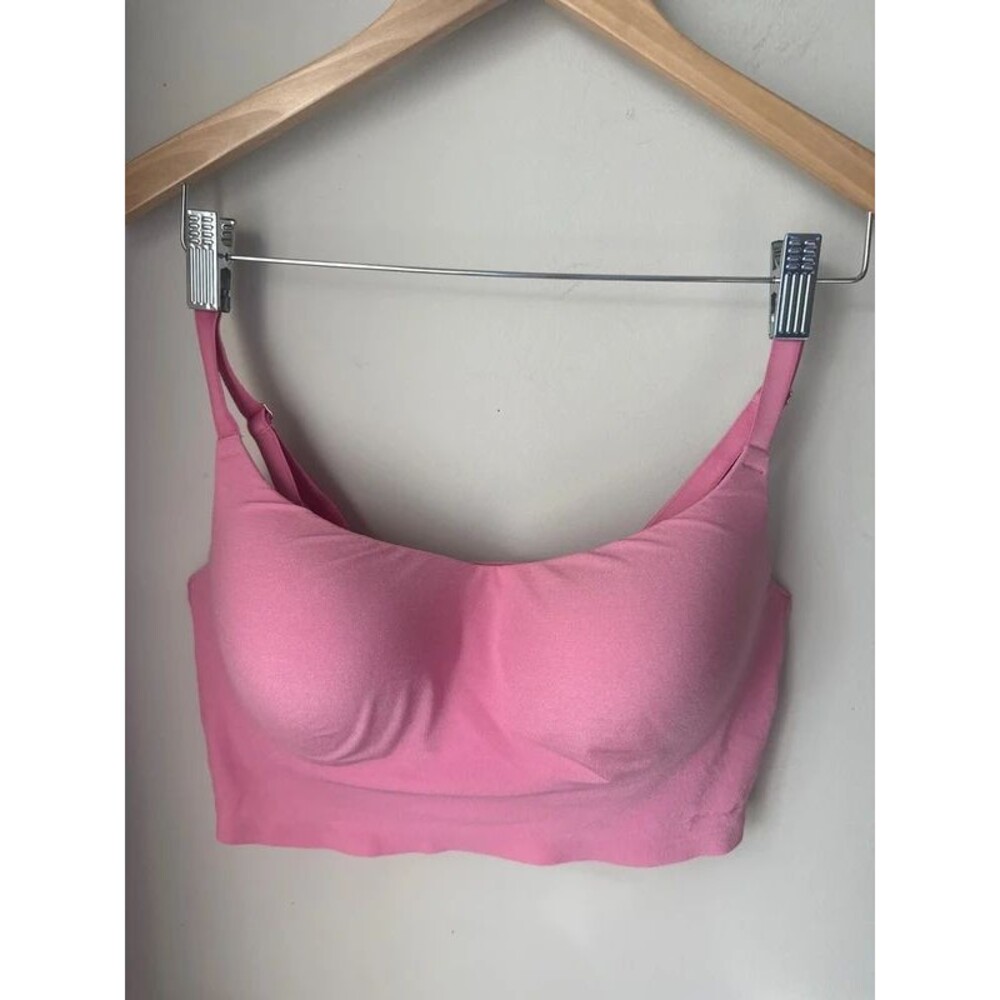 Victoria’s Secret PINK Wireless Lightly Lined Longline Bra Pink XL